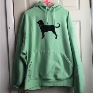 Mint Black Dog Sweatshirt
